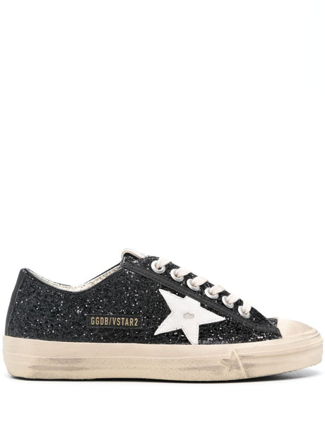 GOLDEN GOOSE VSTAR2 Women’s Black and White Star Sneakers