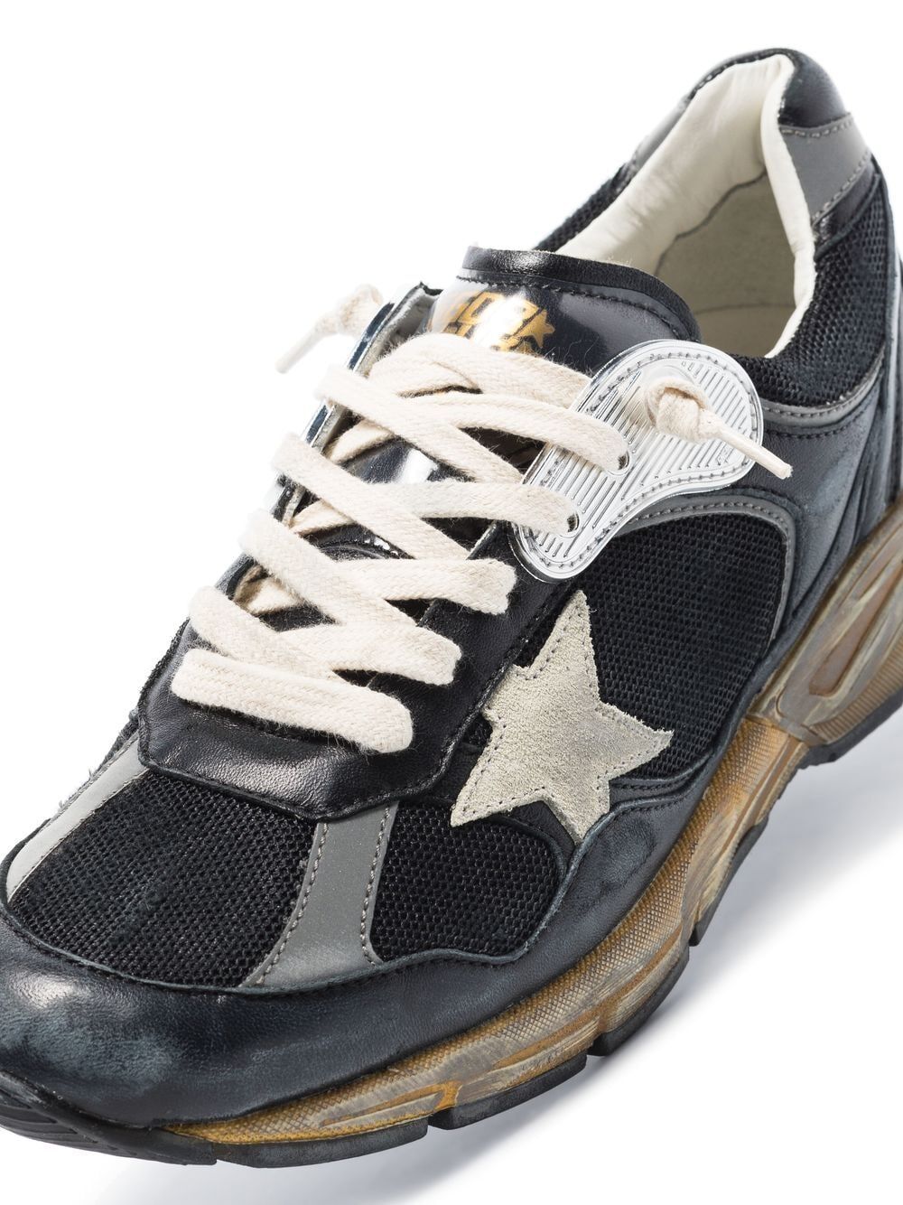 GOLDEN GOOSE Running Dad Suede Star Sneakers for Women