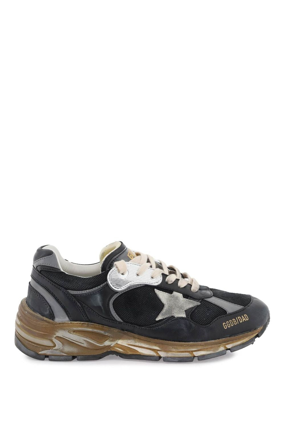 GOLDEN GOOSE Women's Mesh and Leather Dad-Star Sneakers