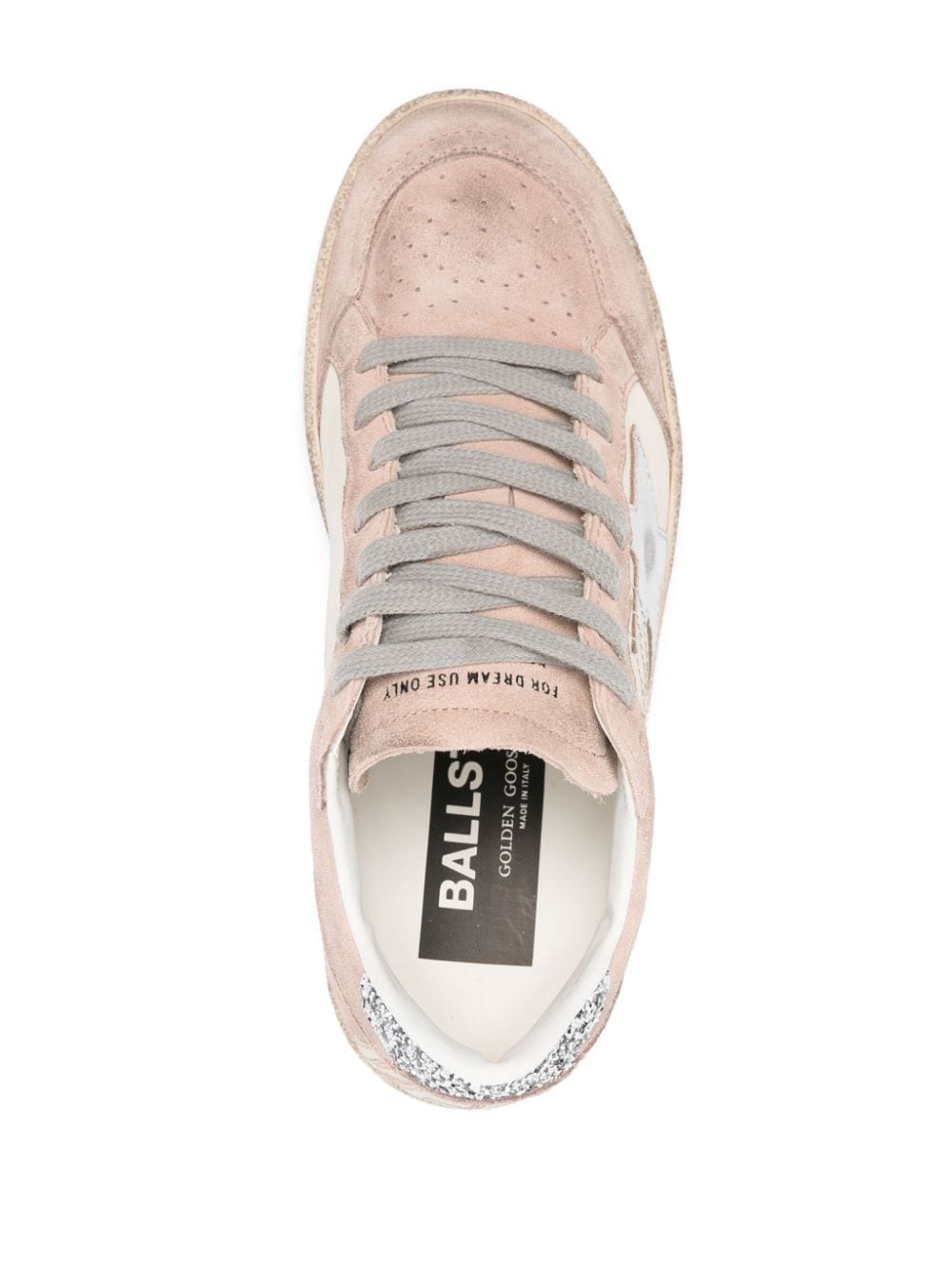 GOLDEN GOOSE Powder Star Leather Sneakers