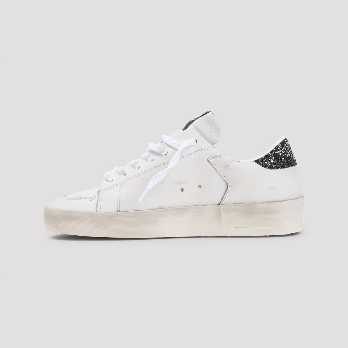 GOLDEN GOOSE Stardan White Leather Sneakers