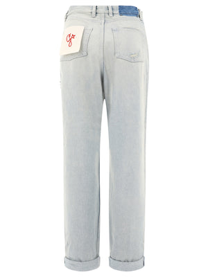 GOLDEN GOOSE Blue Denim Jeans for Women - 2024 Collection