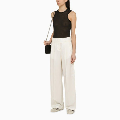 GOLDEN GOOSE Women's Sartorial Pleated Flavia Pant (Mini)