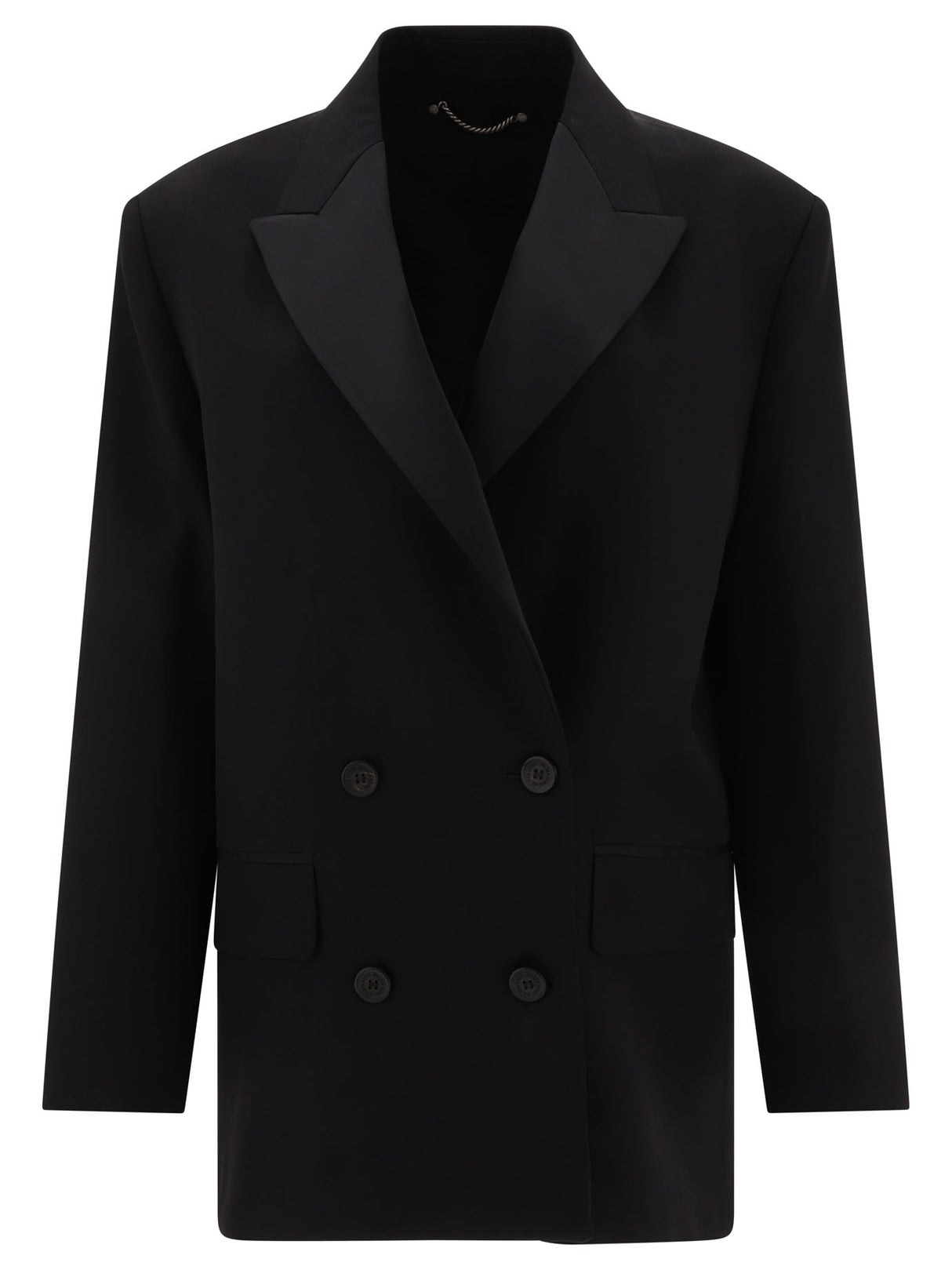 GOLDEN GOOSE Black Tuxedo Boyfriend Blazer for Women (SS24)