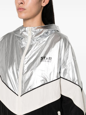 Women's Patchwork Hooded Jacket from Golden Goose's Star Collection