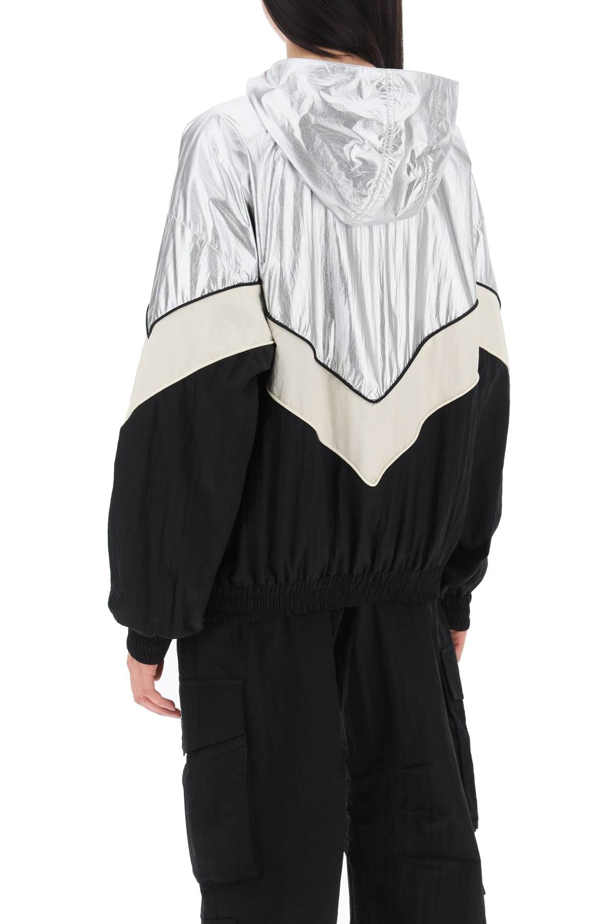 Women's Patchwork Hooded Jacket from Golden Goose's Star Collection