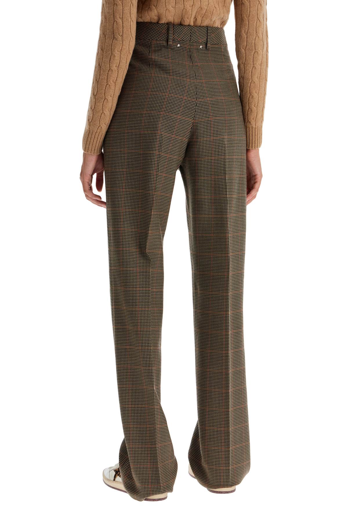 GOLDEN GOOSE Chic Houndstooth Patterned Pants for Women