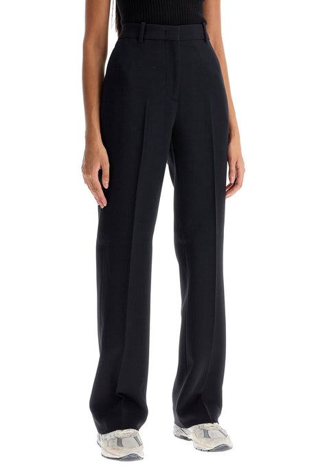 GOLDEN GOOSE Navy Blue Camal Straight Pants for Women