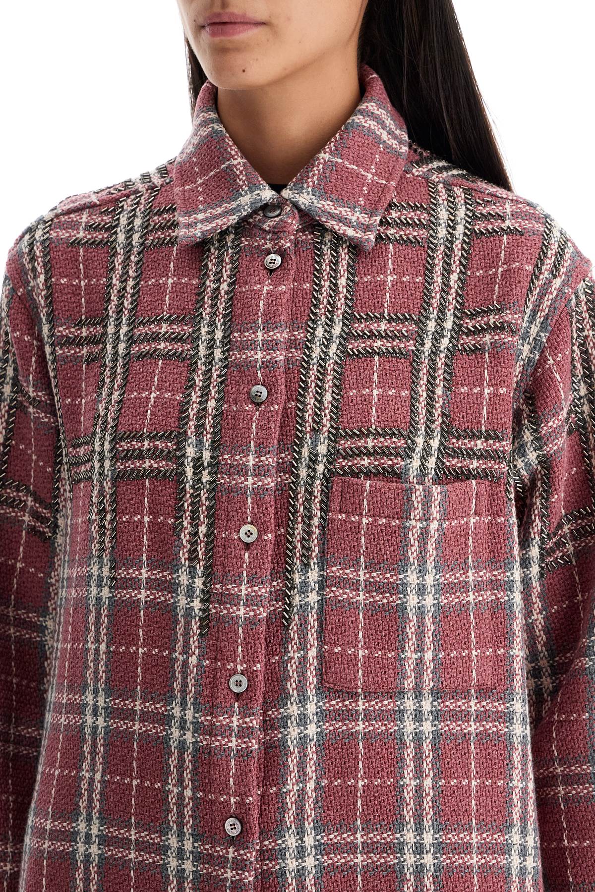 Áo Overshirt Tweed - Size S