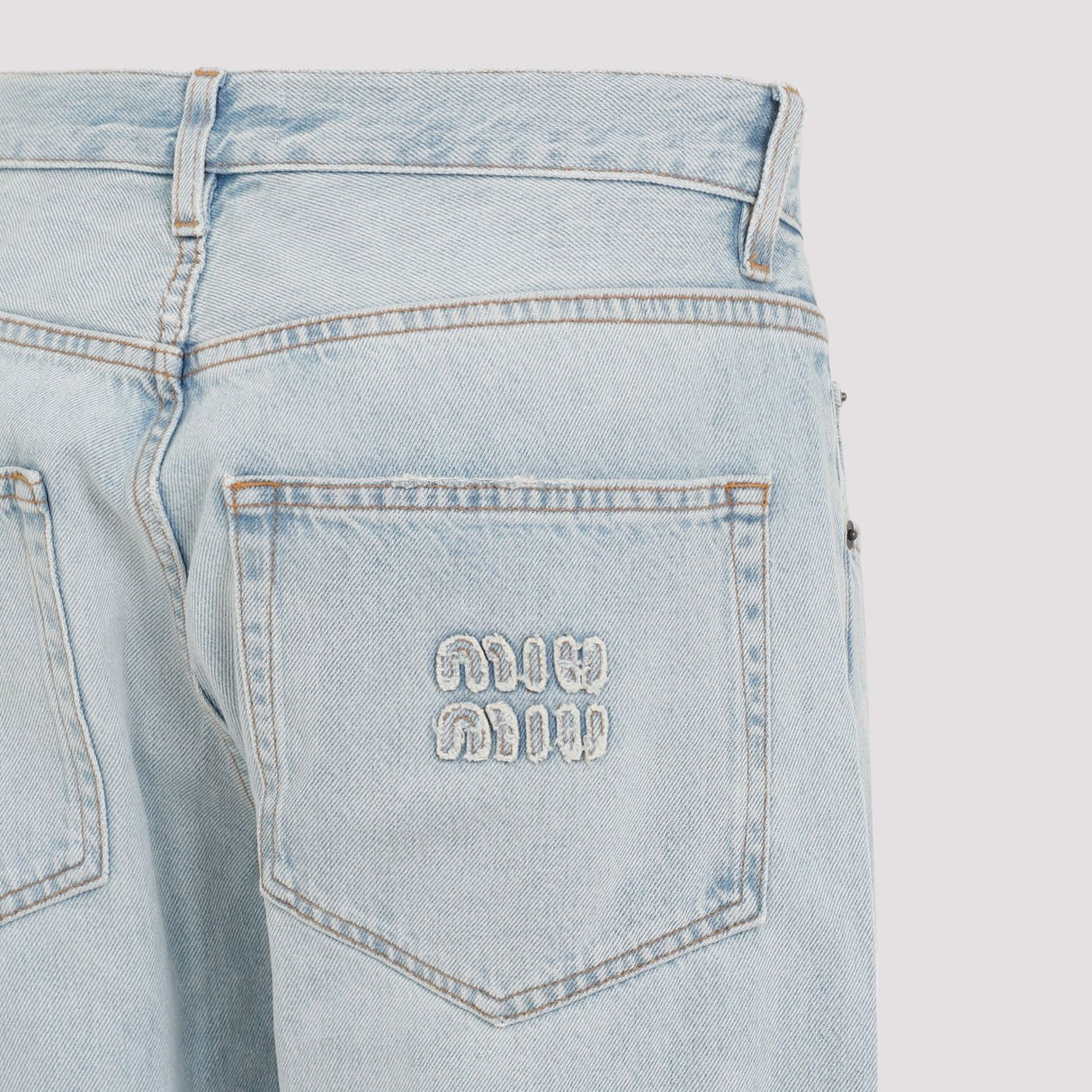 Quần Jeans Cotton Mini Cổ Điển