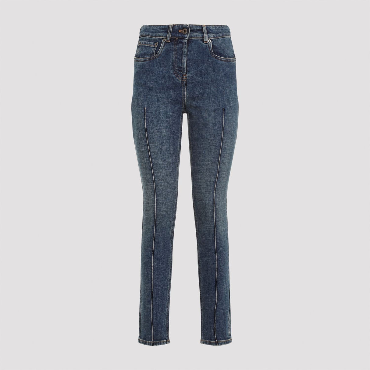 MIU MIU Classic Cotton Denim Pants for Women