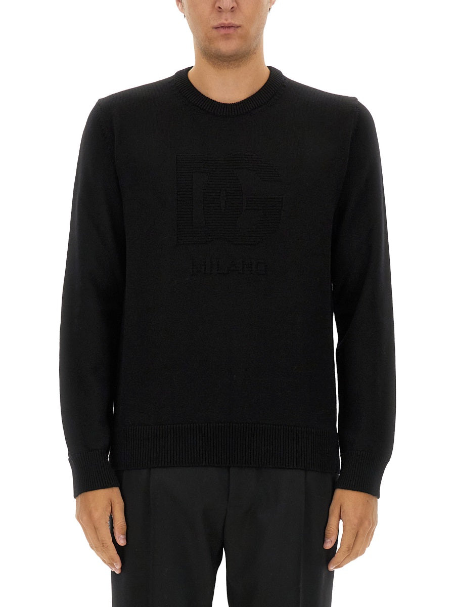 DOLCE & GABBANA Regular Fit Wool T-Shirt - Size 50