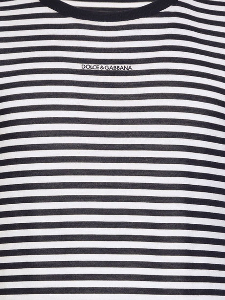 DOLCE & GABBANA Men's Striped Wool Pullover