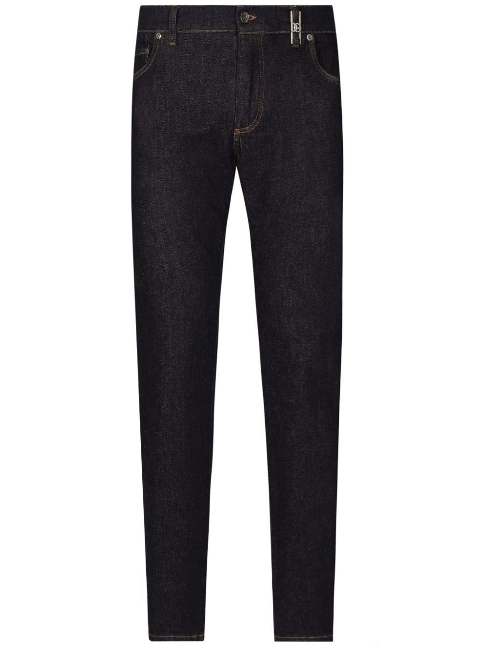 DOLCE & GABBANA Stylish Men's Denim Trousers - FW24 Collection