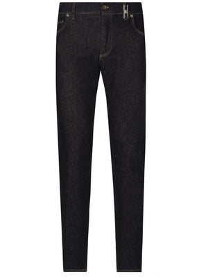 DOLCE & GABBANA Stylish Men's Denim Trousers - FW24 Collection