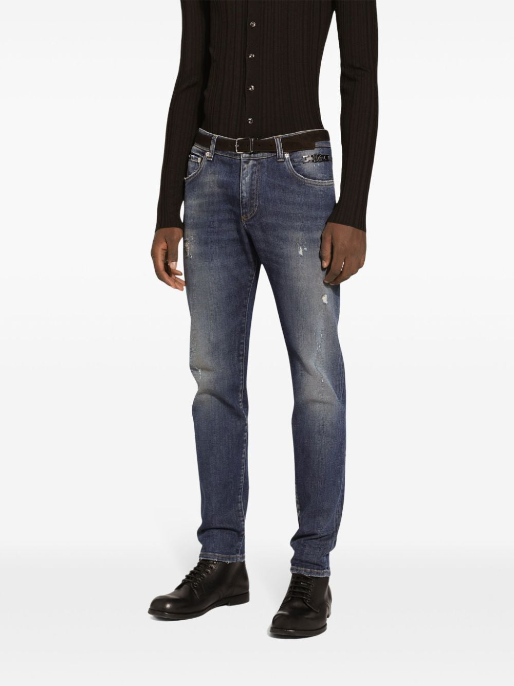 DOLCE & GABBANA Distressed Effect Skinny Jeans