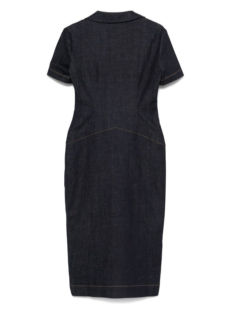 Givenchy Chic Midi Dress with Side Slit - Women’s Spring Summer 25