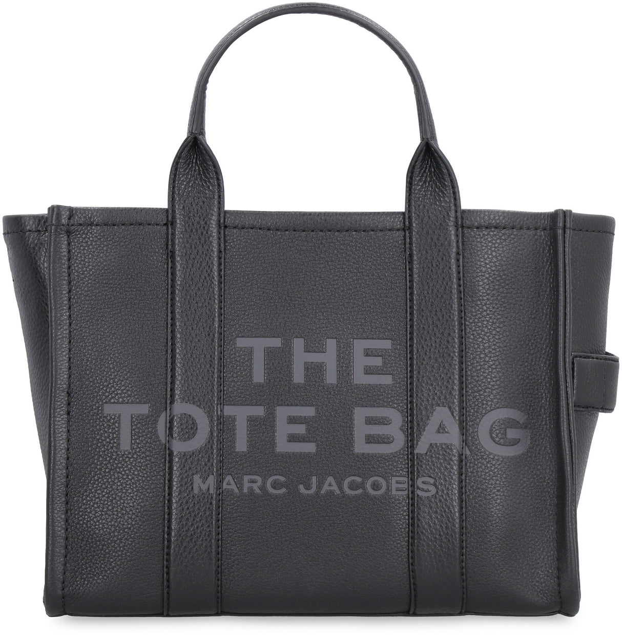 MARC JACOBS Medium Leather Tote Handbag with Elegant Logo