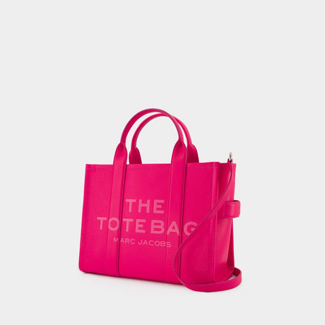 MARC JACOBS The Medium Pink Leather Tote