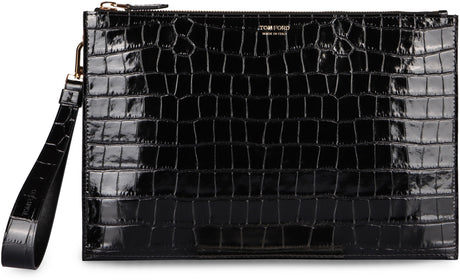 TOM FORD LEATHER CLUTCH