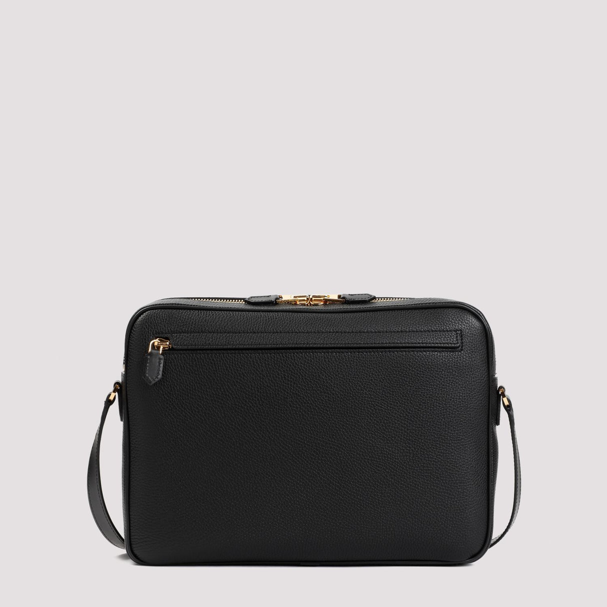 حقيبة ماسنجر جلدية سوداء للرجال - مجموعةSS24