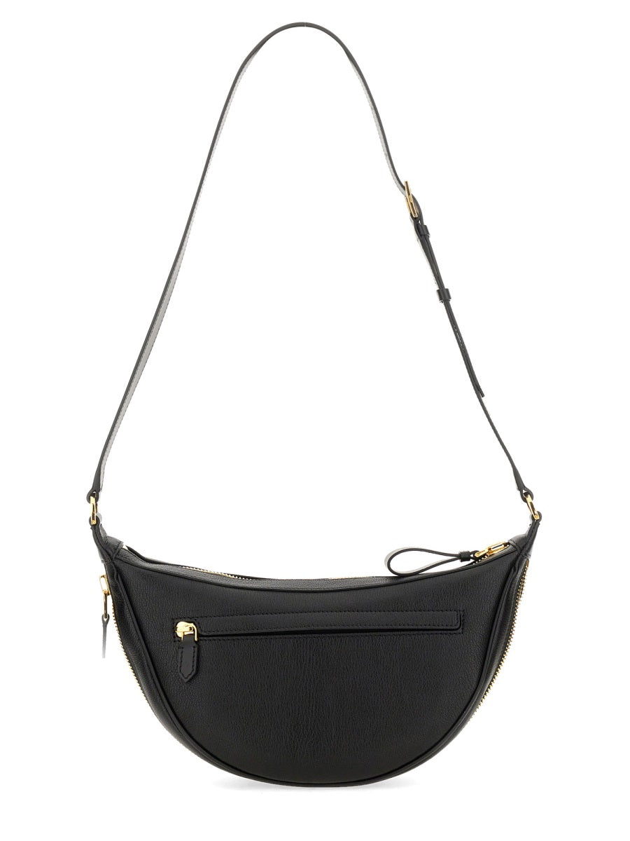 TOM FORD Crescent Leather Shoulder Bag