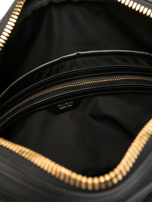 TOM FORD Eco-Chic Large Messenger Bag with Leather Accents