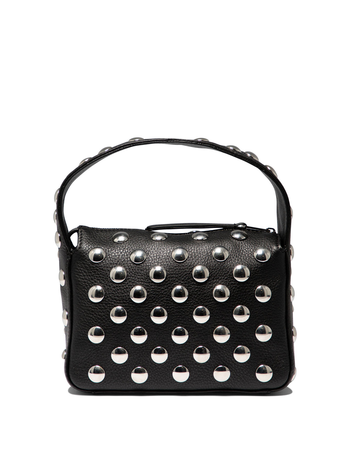 KHAITE Classic Black Leather Mini Handbag for Women - Elena Small