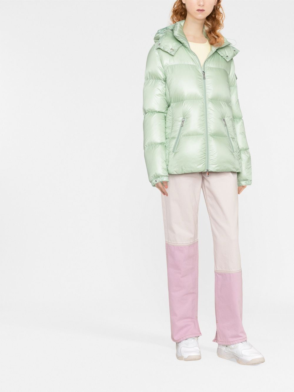 MONCLER 23FW Women's Outer Bubble Jacket - Colorful and Warm for Cooler Seasons