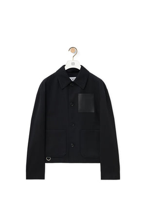 LOEWE Men's Premium Wool Blend Workwear Jacket