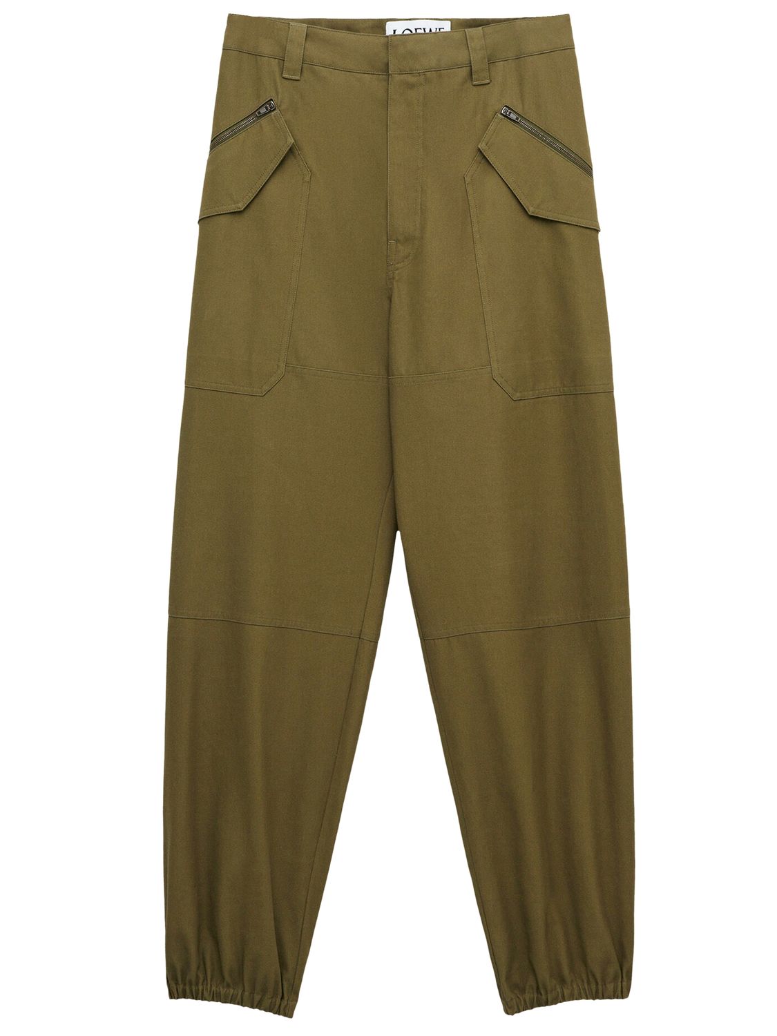 Green Military Cargo Pants for Men - SS24