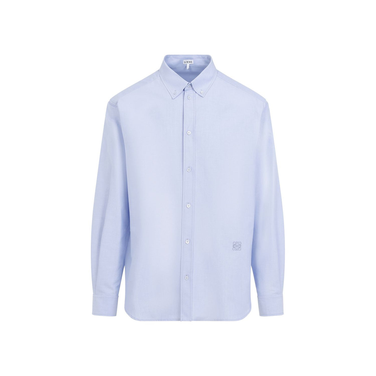 LOEWE Elegant Blue Cotton Shirt