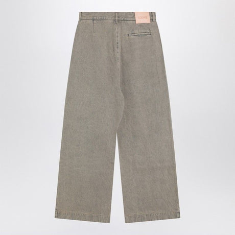 LOEWE Wide Pleated Denim Pants for Men (SS25)