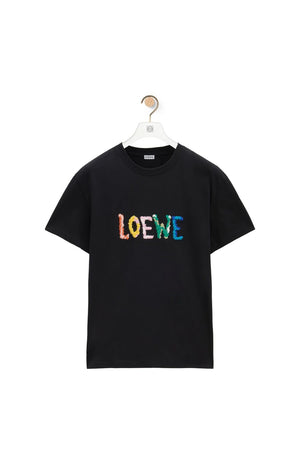 LOEWE Luxury Relaxed Fit Cotton Blend T-Shirt