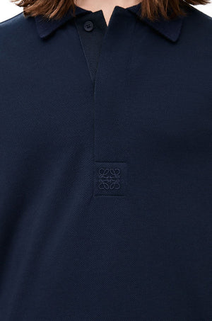 LOEWE Contemporary Polo Shirt in Dark Blue