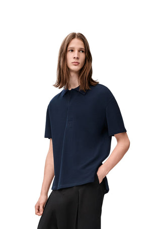 LOEWE Contemporary Polo Shirt in Dark Blue