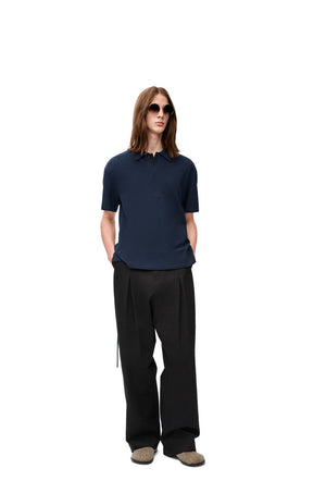 LOEWE Contemporary Polo Shirt in Dark Blue