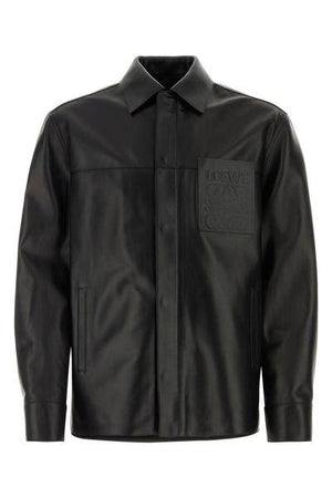 LOEWE Black Overshirt for Men - SS24 Collection