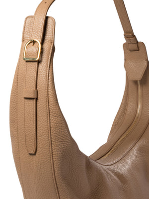 KHAITE Augustina Medium Leather Hobo Bag