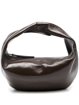 KHAITE Olvia Medium Leather Hobo Handbag