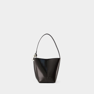 JW ANDERSON The Corner Mini Bucket Shoulder Bag in Black