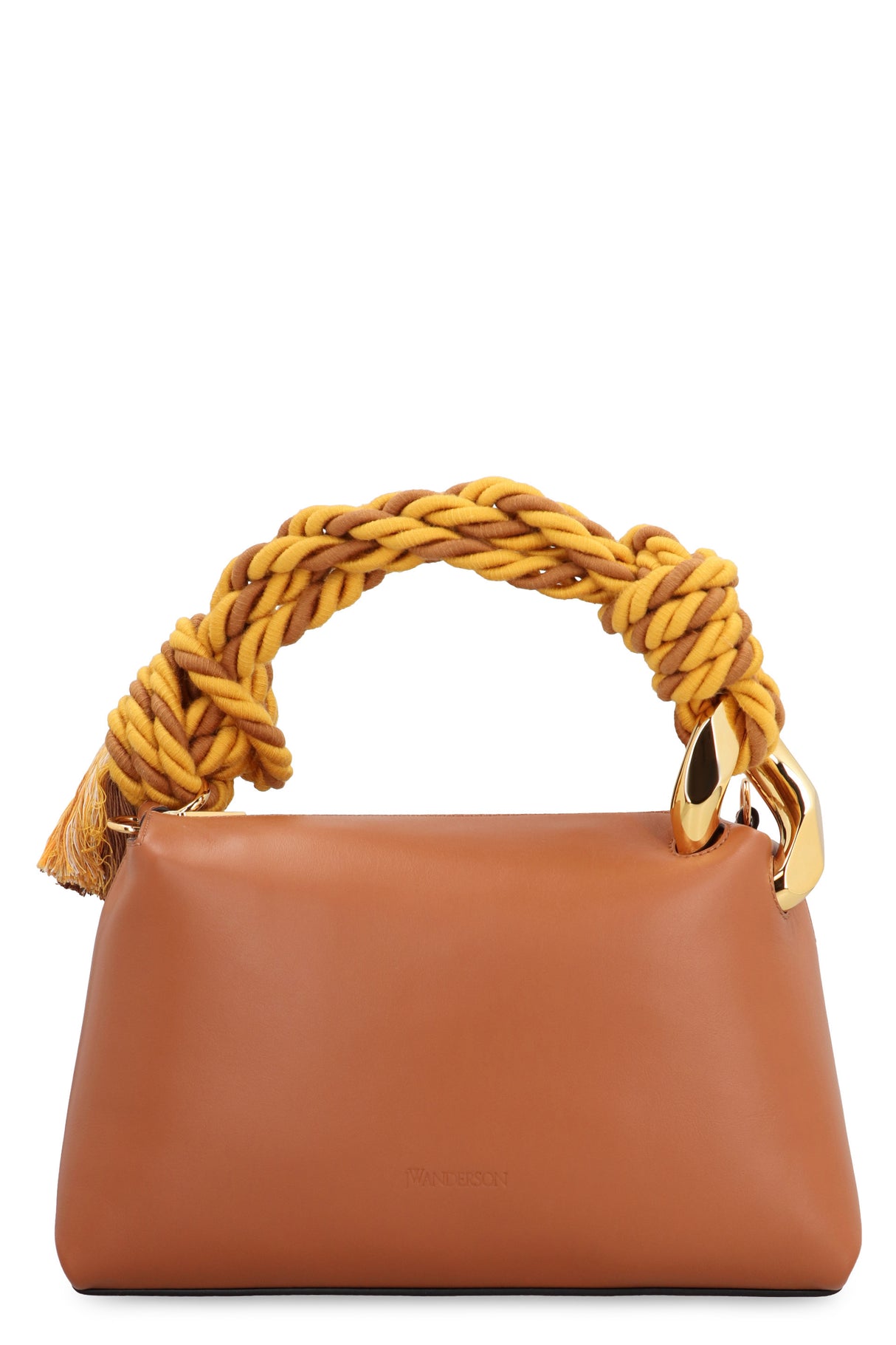 JW ANDERSON Leather Handbag with Rope Handle - 28cm