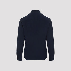 TOM FORD Luxury Corduroy Cotton Shirt - Deep Blue