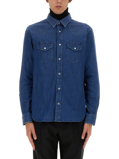 TOM FORD Tailored Denim Shirt - Size 40