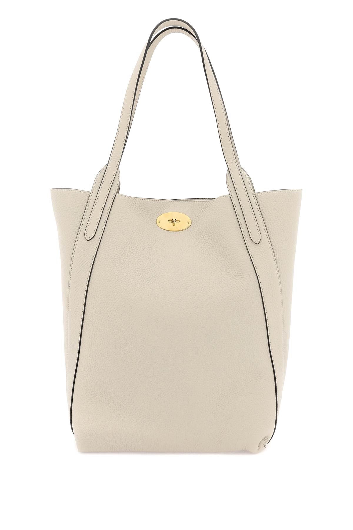 MULBERRY Grained Leather Bayswater Tote Handbag for Women - Neutral