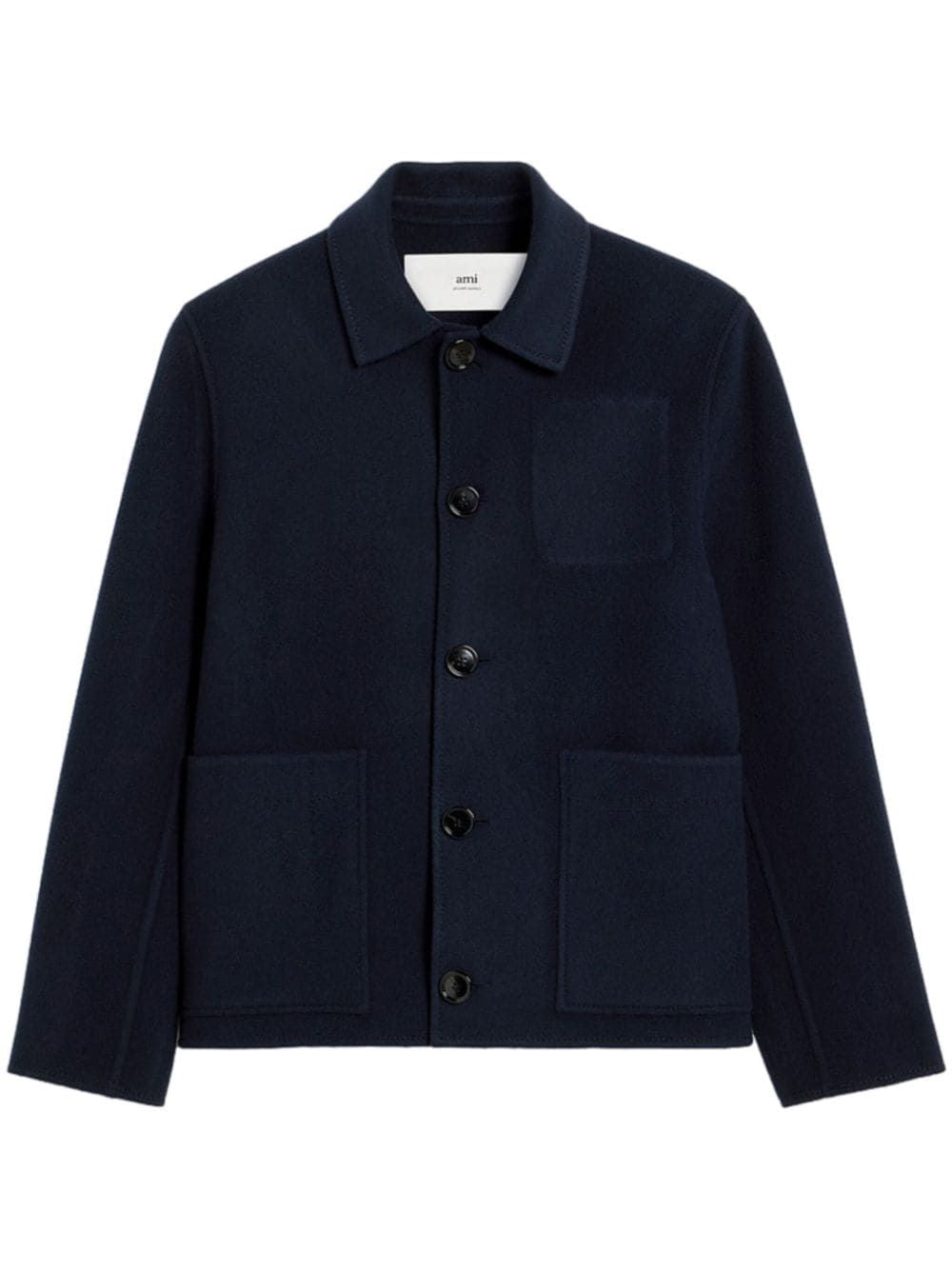 AMI PARIS Three-Pocket Wool Cashmere Jacket for Men