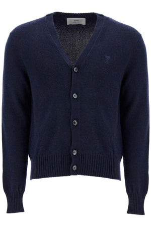 AMI PARIS Luxury Navy Cardigan