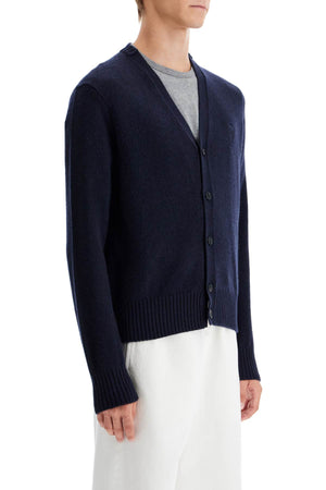 AMI PARIS Luxury Navy Cardigan