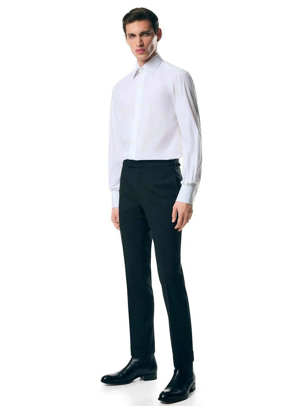 TOM FORD White Cotton Shirt for Men | SS24 Collection