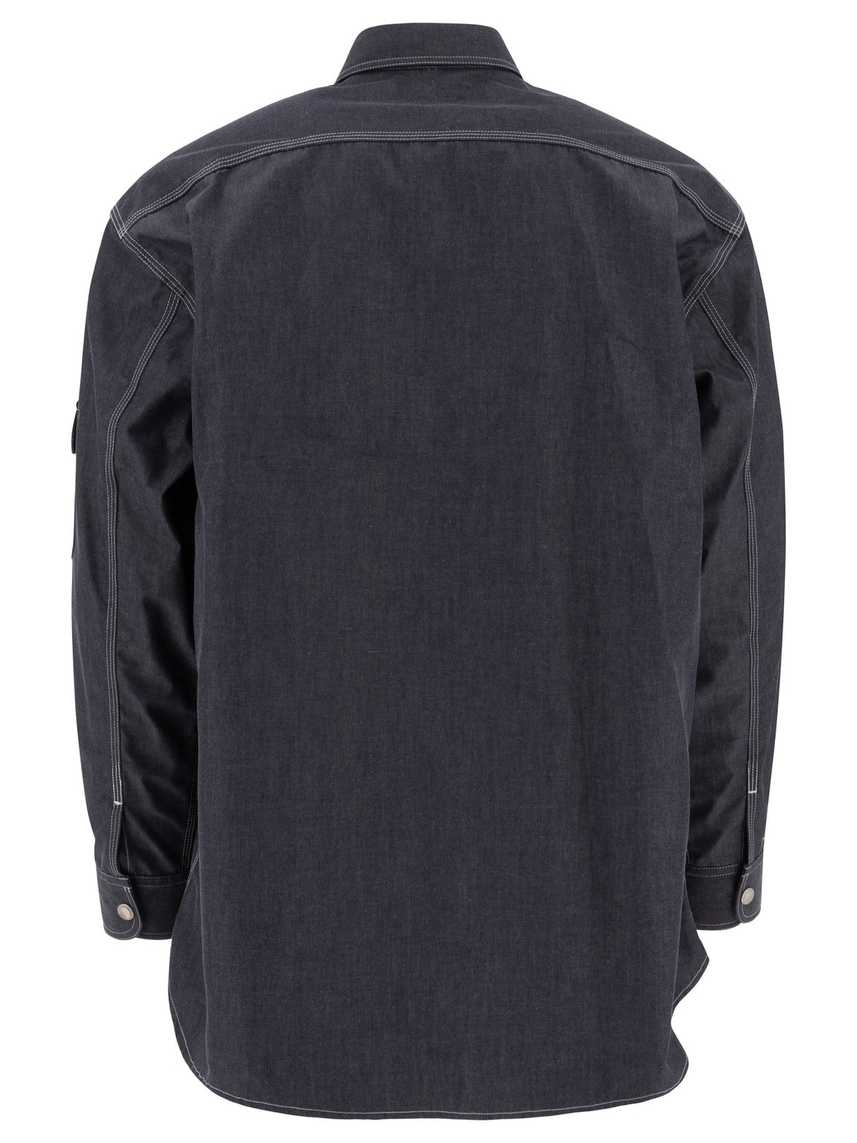 COMME DES GARÇONS HOMME PLUS Relaxed Fit Denim Overshirt for Men - FW24